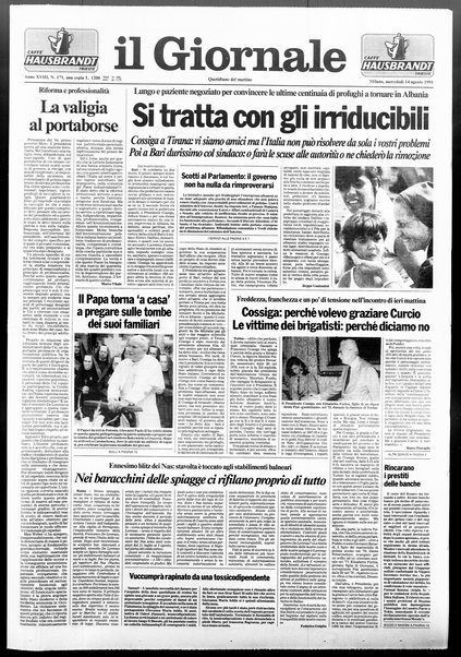 Il giornale : quotidiano del mattino